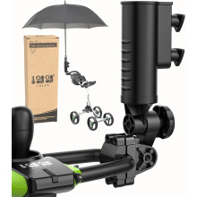 Golf Push Cart Umbrella Holder Aluminum Alloy Windproof