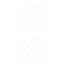 10000Pcs White Price Tag Fasteners for Shop Clothes Tags and Labels