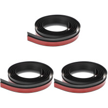 3St Duurzame PVC Vloer Overgangstrip Voor Tapijt En Tegelranden Zwart