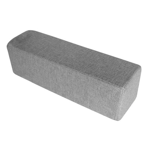 Sofa Arm Rest Pillow Waist Backrest Cushion Versatile Creative Rectangular Couch Deep Grey