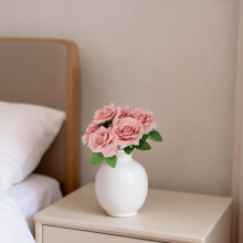 Flower Seven Head Rose Bunch Photography Props Hotel Table Decoration Ornaments