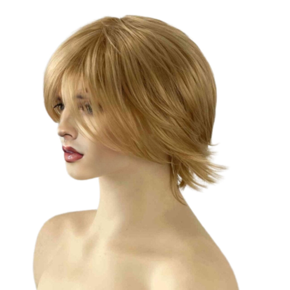 Unisex Comfortable Synthetic Curly Wigs With Breathable Design Perfect For Event And Work