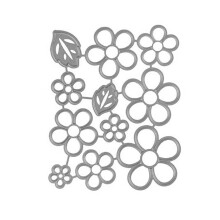 Floral Die Cuts Carbon Steel Cutting Dies Templates for Kids Card Invitation Making Scrapbooking Party Invitation