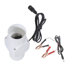 Inlines Ventilation Fan, 12V Power for Toilets and Offices, Easy Installation for 20/25/32/40/46mm Holes