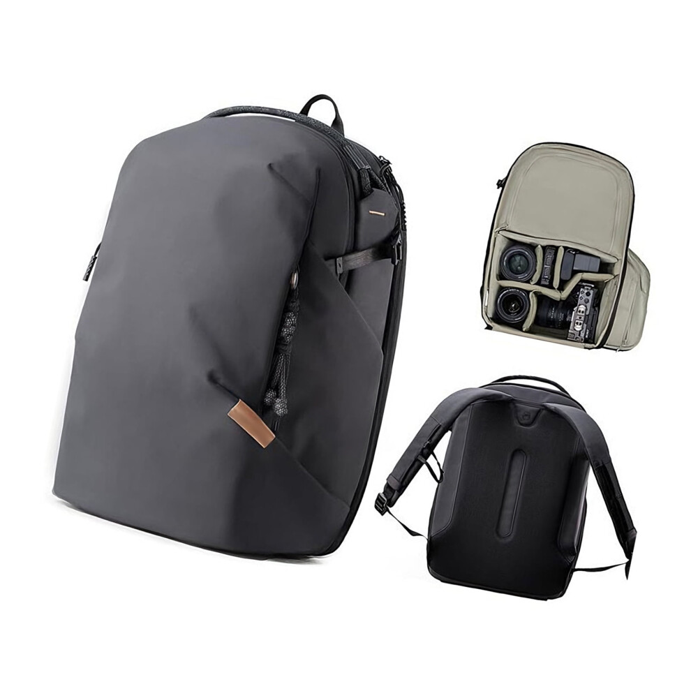 Camera Backpack Bag Small Professional Dslr Photography Case Compartment Bottom Tripod Holder For Men Women Photographer 9313598182586