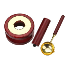 Melting Furnace Spoon Stamp Handle Kit Envelope Sealing Tool for Arts Crafts 7.5cm Handle Set
