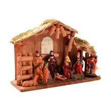 Christmas Nativity Scene Decor Xmas Statue Decorative Traditional Holiday Season
