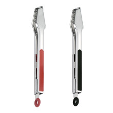 Stainless Steel BBQ Tongs Heavy Duty with Locking Ring