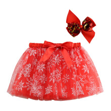 AWZXDE Girls Tutu Skirt Red Print Ballet Performance