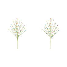 Easter Artificial Spring Berry 17 Inch Beaded Picks For Home Vase Filler Easter Table Centerpiece Decor
