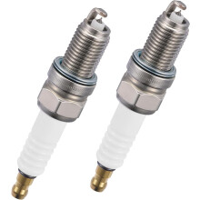 6046 Iridium Spark Plugs Compatible with Fiat 2012-2017 500 1.4L L4 for Chevy 2013-2015 Spark 1.2L L4 Engines Replacement for 97637 DCPR7EIX Set of 2