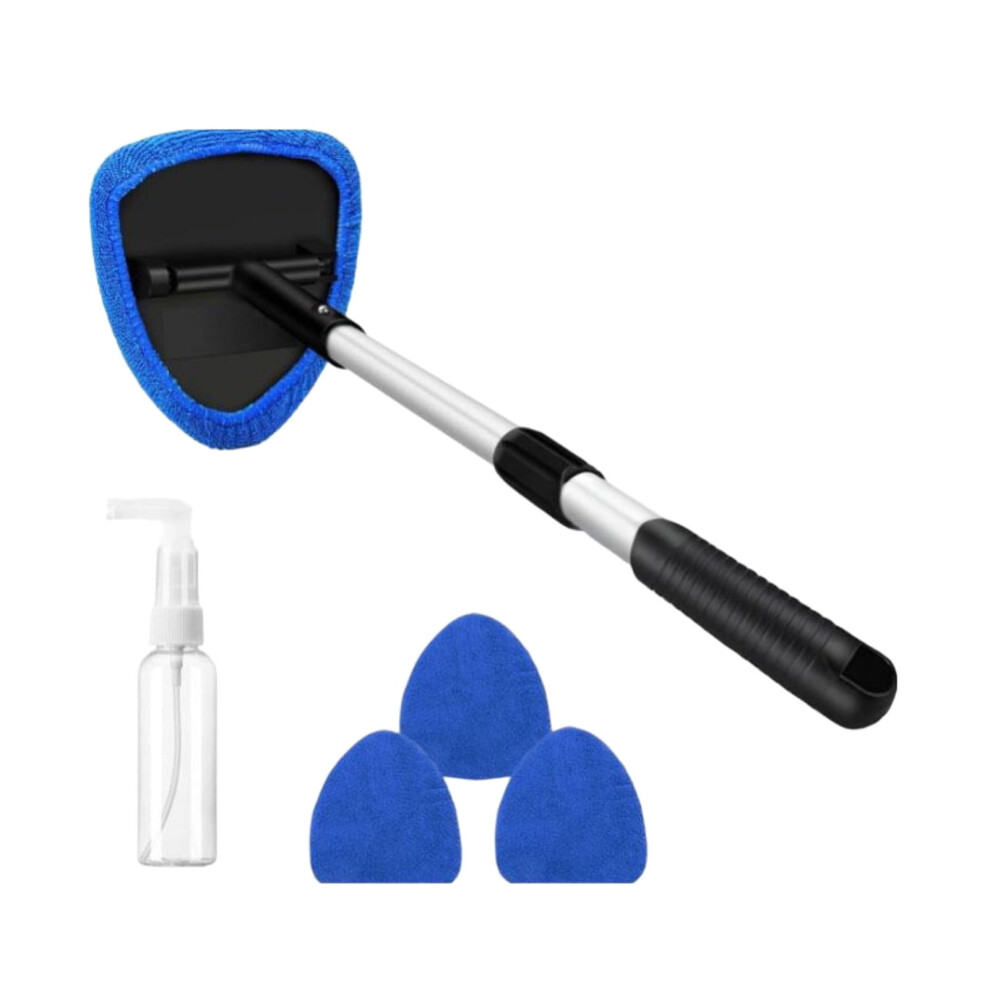 Windshield Cleaner Window Cleaner With Extendable Handle Car Windshield Cleaning Tool For Striped Windows Car Windshield Wiper Kit 9496895214300