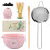7PCS Ceramic Matcha Whisk Set, Good Mixing Effect Matcha Tea Set, Tea Making Kit Suitable for Tea Making 1