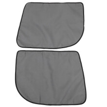 Minkissy Dog Car Door Protector Cover, 1 Pair Dark Grey Scratch Resistant Oxford Cloth, Pet Safety Accessory