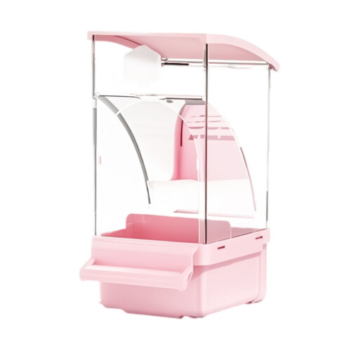 Automatic Dispenser Bird Feeder Container With Separation Technology Cockatiel Budgies Cage Accessories