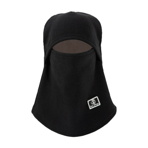 Set da donna composto da cappello e sciarpa in maglia, colore nero.