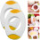 Upgraded Egg Shell Opener for Hard-Boiled Eggs, Handheld Cracker & Separator Tool – Yellow (2-Pack) 1