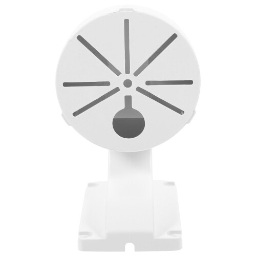 White Plastic Camera Wall Mount for Outdoor Use Lightweight Easy Installation 360Degree Rotation