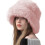 Set da donna composto da cappello e sciarpa in maglia, colore rosa. 1
