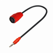 5-poliges DIN-MIDI-Buchse auf 3,5-mm-TRS-Stecker-Audiokabel mit geradem Stecker, Adapterkabel für Keyboard, Klavier, Schlagzeug oder Effektgeräte,