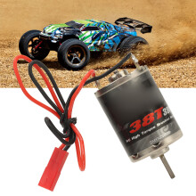 Moteur Ă©lectrique brossĂ© 38 Turn 380 pour voiture RC 1/16 â Haute couple, 7,4V