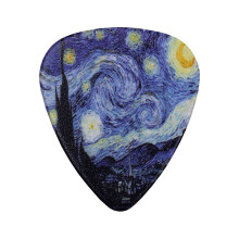 Guitar Picks Assorted Thickness Plastic Plectrums Replacement Pick for Electric Bass Acoustic Guitar Performances