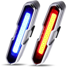 Bike Tail Light, USB Rechargeable Rear Bike Light Safety Warning Cycling Light with 5 Modes for Night Riding
