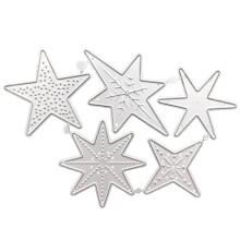 Lace Flower Border Die Cuts Metal Stars Frame Cutting Dies Embossing Stencils for Cards Scrapbooking Decorations