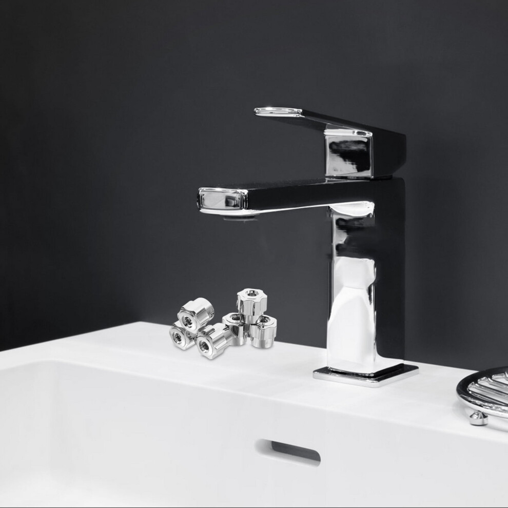 6Pcs Aluminum Alloy Shower Handle Replacement With Ergonomic Design For Bathtub Faucet 9313598181374