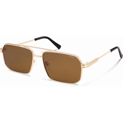 Γυαλιά ηλίου Retro Polarized Square για γυναίκες και άνδρες, μεγάλα μεταλλικά γυαλιά ηλίου