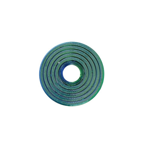 1 τεμάχιο Μπλε Πράσινο 5.7CM3D περιστρεφόμενο δαχτυλίδι για δαχτυλίδι: δημιουργικό,