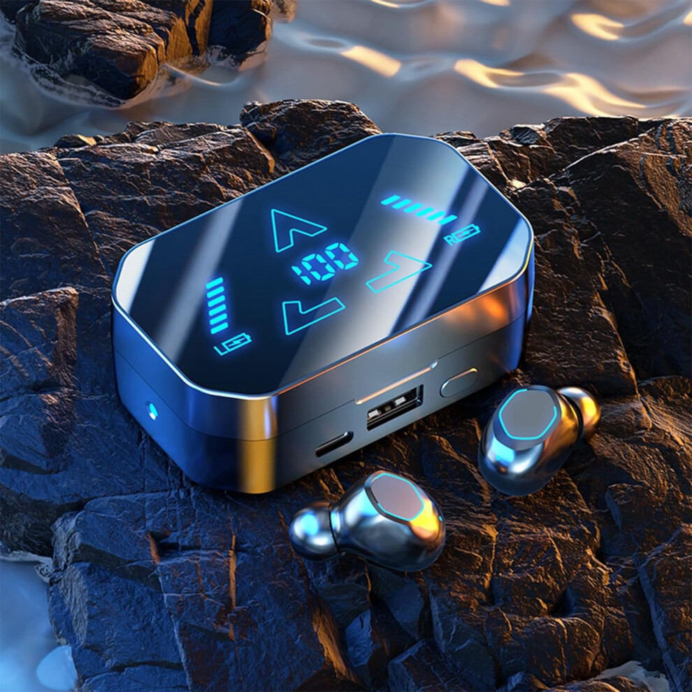 Wireless Earbuds With Digital Display Charging Case, Built-In Mic, Sleep & Noise Cancelling Â Compatible With Xxx 9450273014449