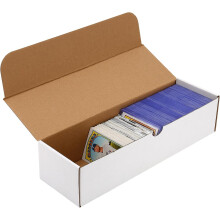 4-pack • Doos voor 3200 ruil-/spelkaarten – Geschikt voor toploaders en sportkaarten – Stevige kartonnen organizer