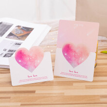 Lot de 10 cartes de Saint-Valentin, cartes en forme de cœur 3D pour anniversaire, mariage, échange en classe, décorations de Saint-Valentin (9,7