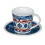 Χειροποίητο Κεραμικό Πιάτο Κύπελλο Καφέ Latte Art Vintage Latte Cup Όμορφη Κούπα Αρχική Western 1