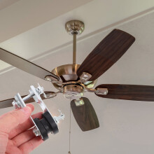 Ceiling Fan Mounting Bracket Kit with Pipe Clamp Replacement Parts for Easy Installation
