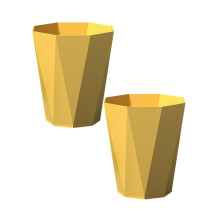 Lot de 2 petites poubelles, poubelles de salle de bain, buanderie, bureau, cuisine | Chambre d'enfant | Corbeille Ă papier
