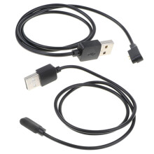 Lot de 2 câbles de charge à 2 broches - Câble de charge compatible avec les chargeurs portables