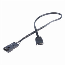 RGB LED-stripelysforlengelseskabel 25 cm/9,84 tommer hann til hunn 4-pinners 3-pinners kontakt for PC-modding HDLL120 viftelys