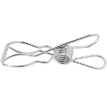 Set of 6 Stainless Steel Clips for Securely Holding Scarves, Gloves, and Accessories at Home or Outdoors