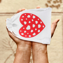 Lot de 10 sachets cadeaux Saint-Valentin en lin avec cordon de serrage, parfaits pour offrir Ă vos amis