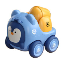 Baby Animal Pull Back and Go Truck Toys, Cars Toys voor jongens en meisjes van 1, 2 en 3 jaar, verjaardagscadeaus voor peuters, kleuters en kinderen