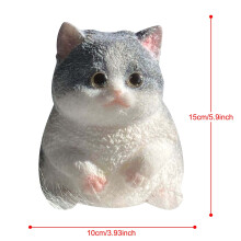 Peluche de gatito grande, súper suave y antiestrés de Cozy Cat