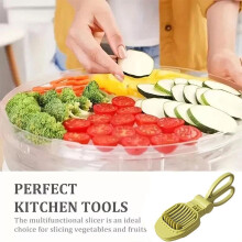 Cutter, Handheld Food, Compact Size Kitchen Tool for Kiwis Egg, Stainless with Press Design, Food Prep Gadget for Dessert Cups Decor(1pcs,8.27in))