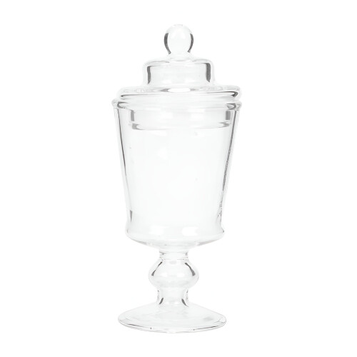 Mini frasco de boticário de vidro transparente 1: escala 12 2,28 x 0,98 x 0,98 polegadas