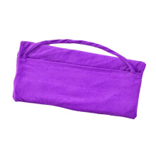 Housse de chaise de plage en fibre, serviette de chaise et serviette de plage pour bronzer en extérieur, séchage rapide et sans sable, violette