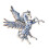 Broche Cheval Volant – Imitation Émail, Alliage, 8 x 5,5 cm 1
