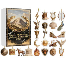 Adventskalender met Griekse mythologie 2025 – 24 verzamelobjecten