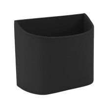 Leather Garbage Holder For Small Cars SUVs Effortless Seat Back Installation Spillproof Vehicle Trash Container