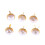 Attaches décoratives en métal doré (100 pièces) 1